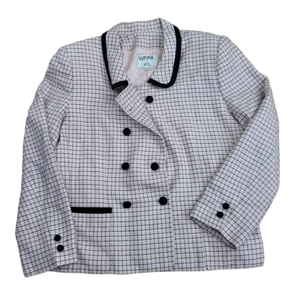 Vintage Kasper wool blend blazer